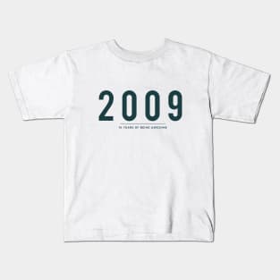 10th Birthday gift - 2009, 10 Years of Being Awesome Kids T-Shirt